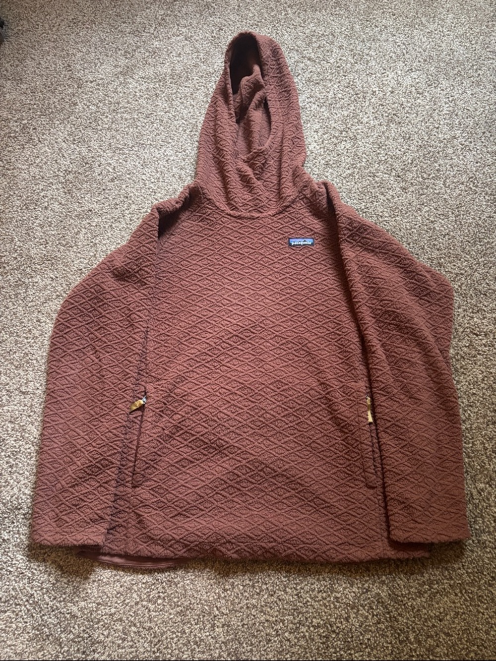 Women’s Patagonia Hoodie - Rust Brown